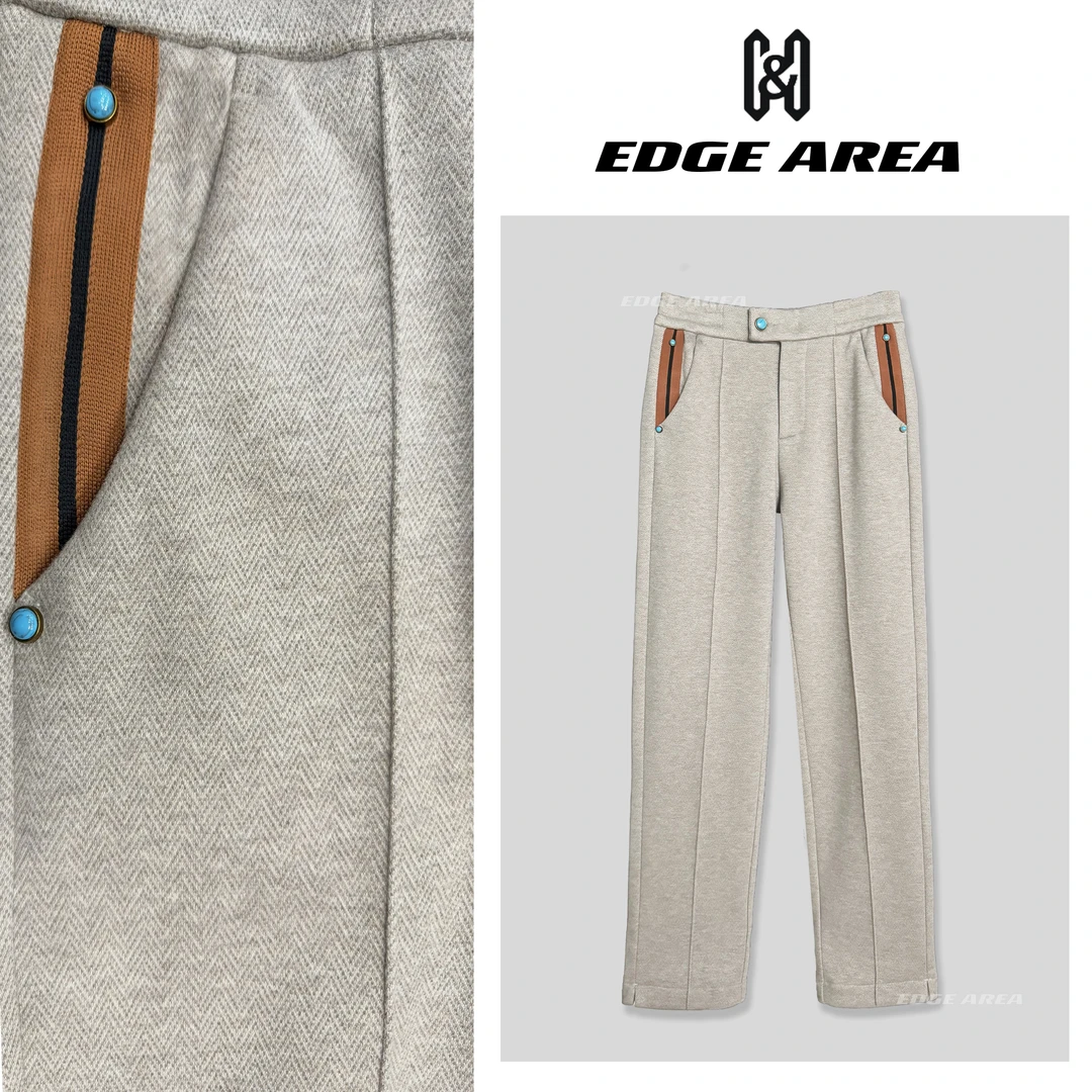 【任选】冬季绿松石系列重磅加绒|锦韵人字纹羊毛混纺男681