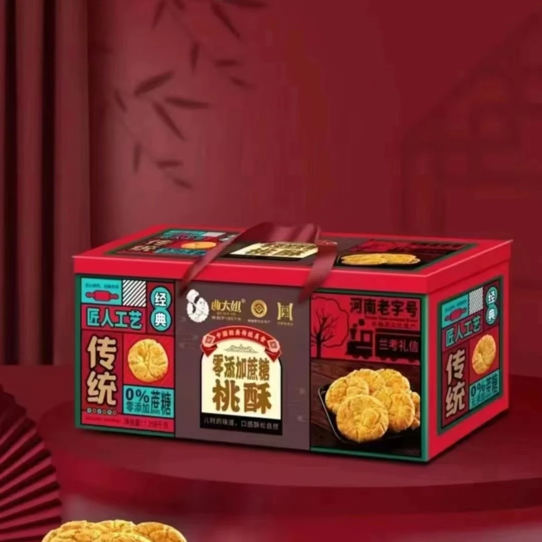 曲大姐桃酥1箱1.258kg