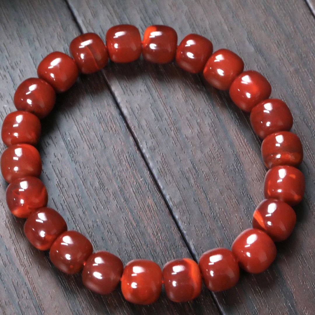 匡氏文玩 南红老型珠手串10mm+  BYL-ST23（多样性发货）
