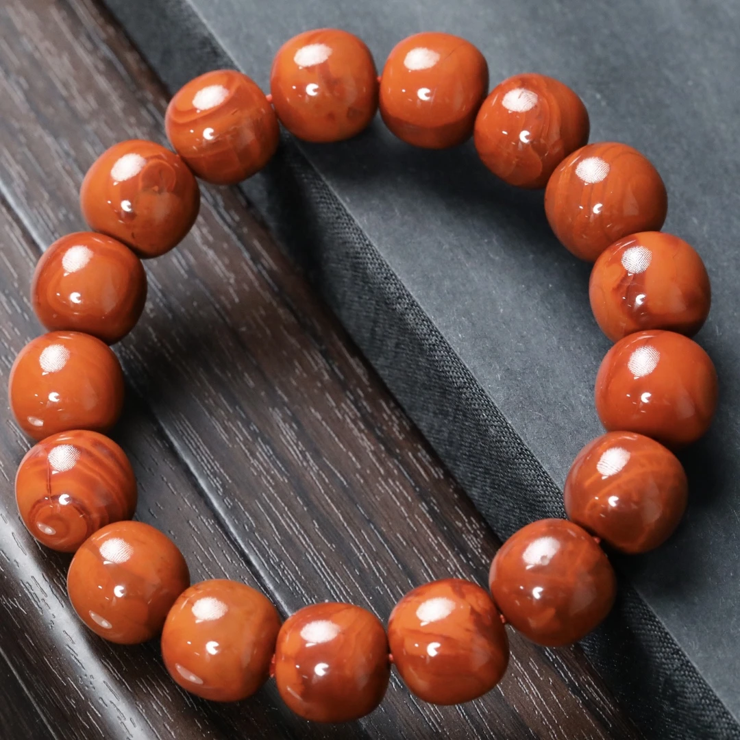 南红手串 匡氏珠宝 南红老型手串13mm+ BYL-NHY137(多样性发货)