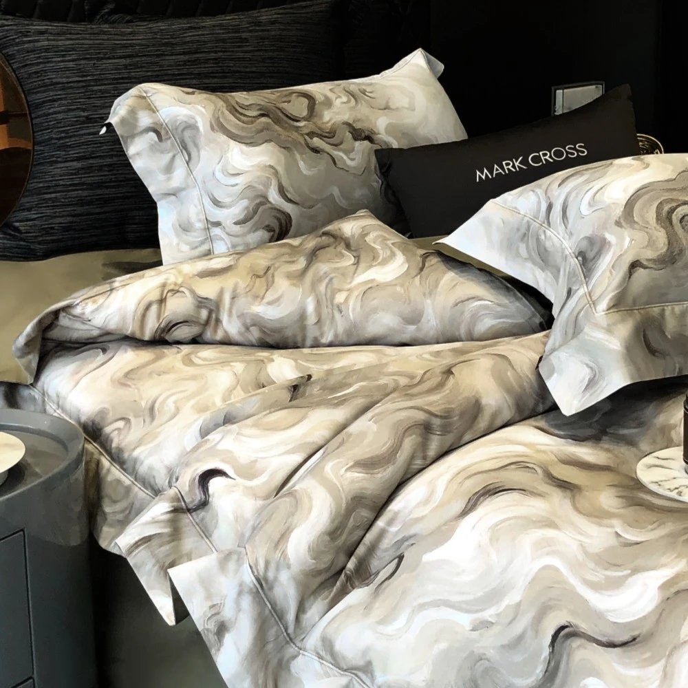 【豆爸专享】MARK CROSS 长绒棉+天丝 超细旦天丝棉复古床品—伊凡琴