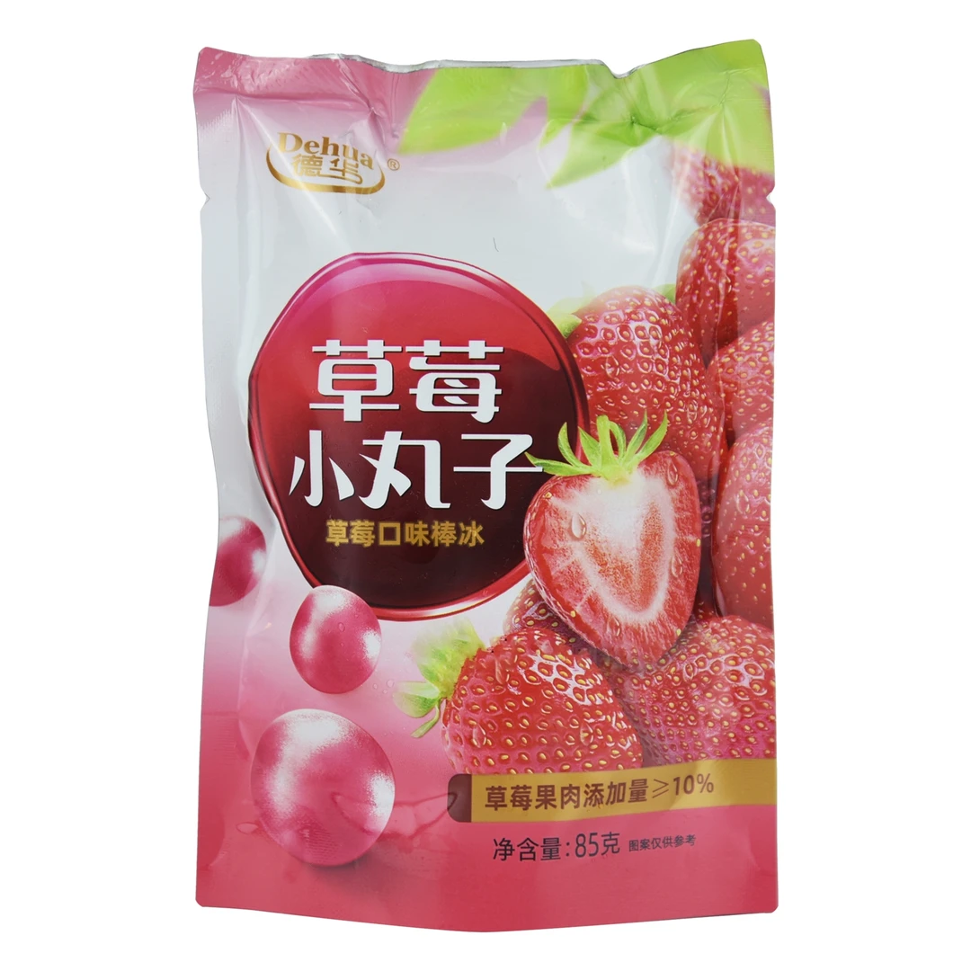 德华草莓小丸子草莓口味棒冰 85g（日期到24年9月份）