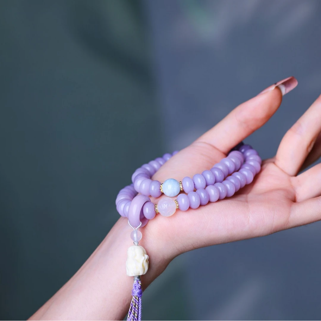 道木笔记 紫菩提双圈配跑环 小九 国风小众气质百搭