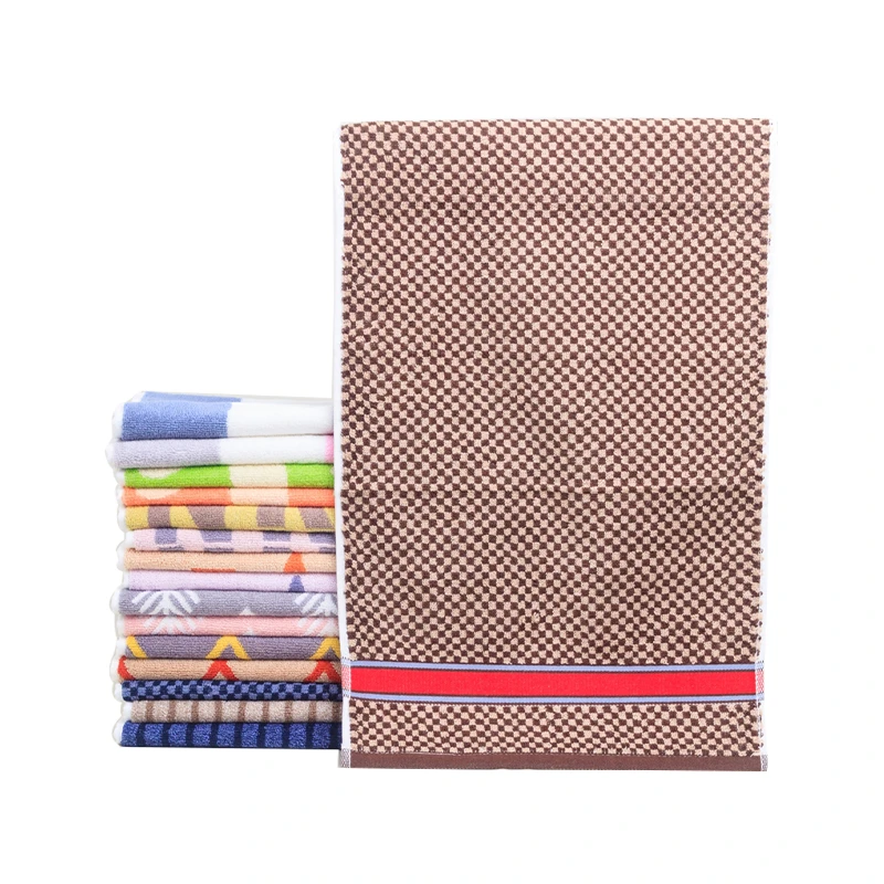 RIRIMEI/日日美新疆棉洗脸巾股纱吸水柔软毛巾 30X60cm 多样式