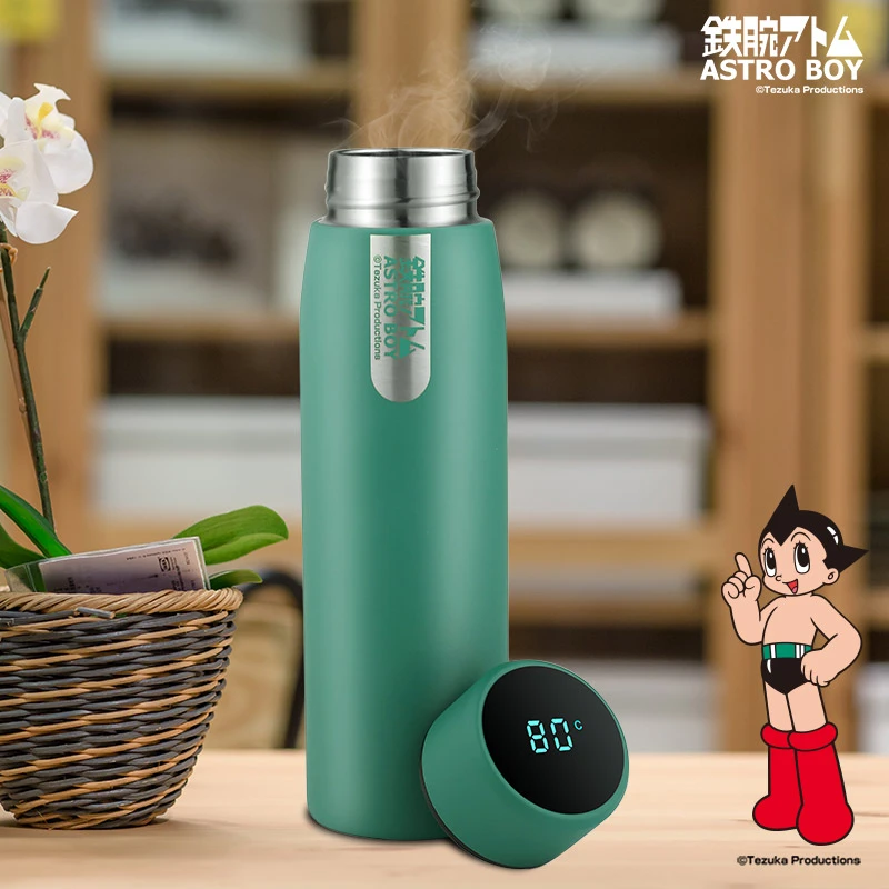 Astro Boy/铁臂阿童木数显保温杯便携304不锈钢大容量户外学生