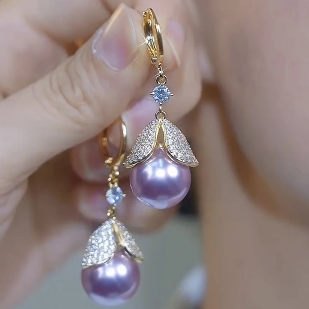 铜合金耳饰 【紫伊】时尚气质百搭耳环