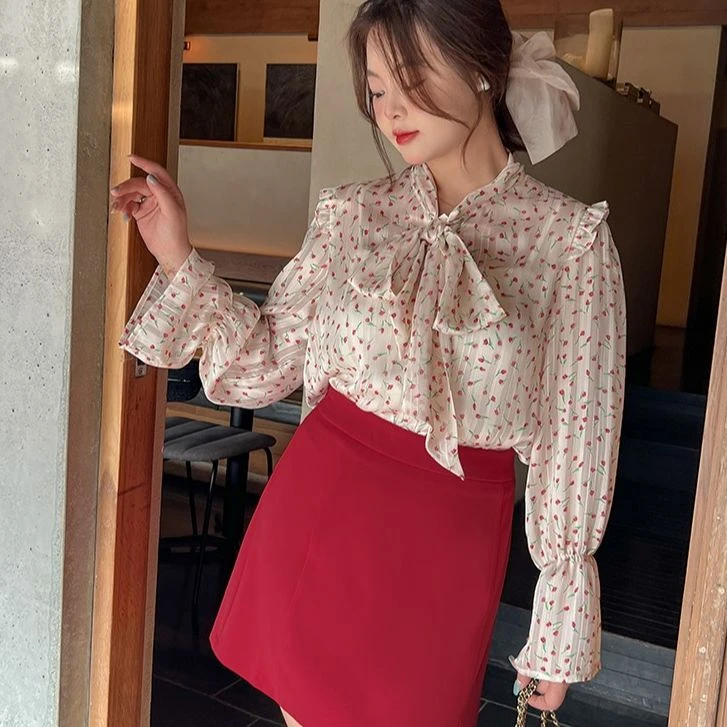 005大码/显瘦加分项遮肚高腰a字开叉小众半身裙女小个子气质法式