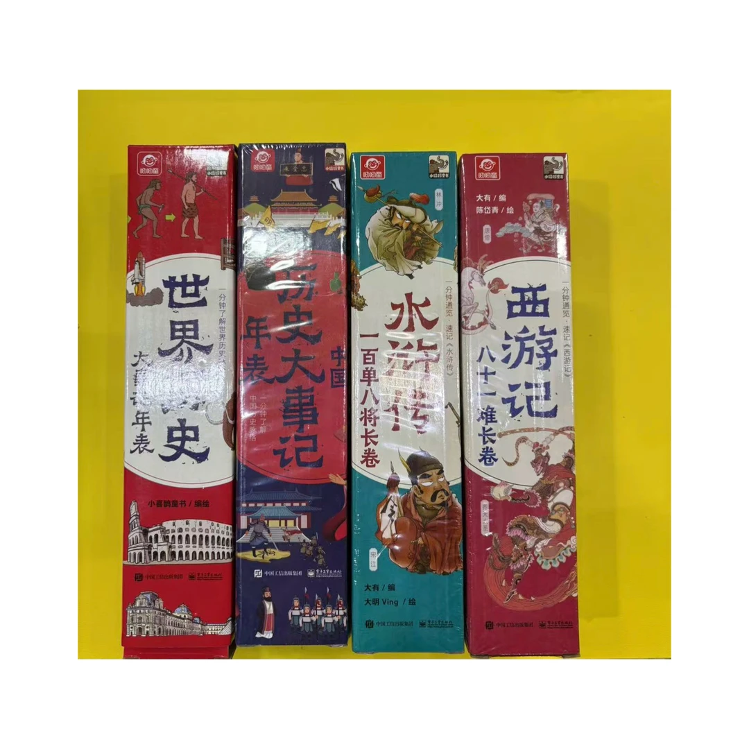 四套长卷任选(世界历史 中国历史 水浒传 西游记)