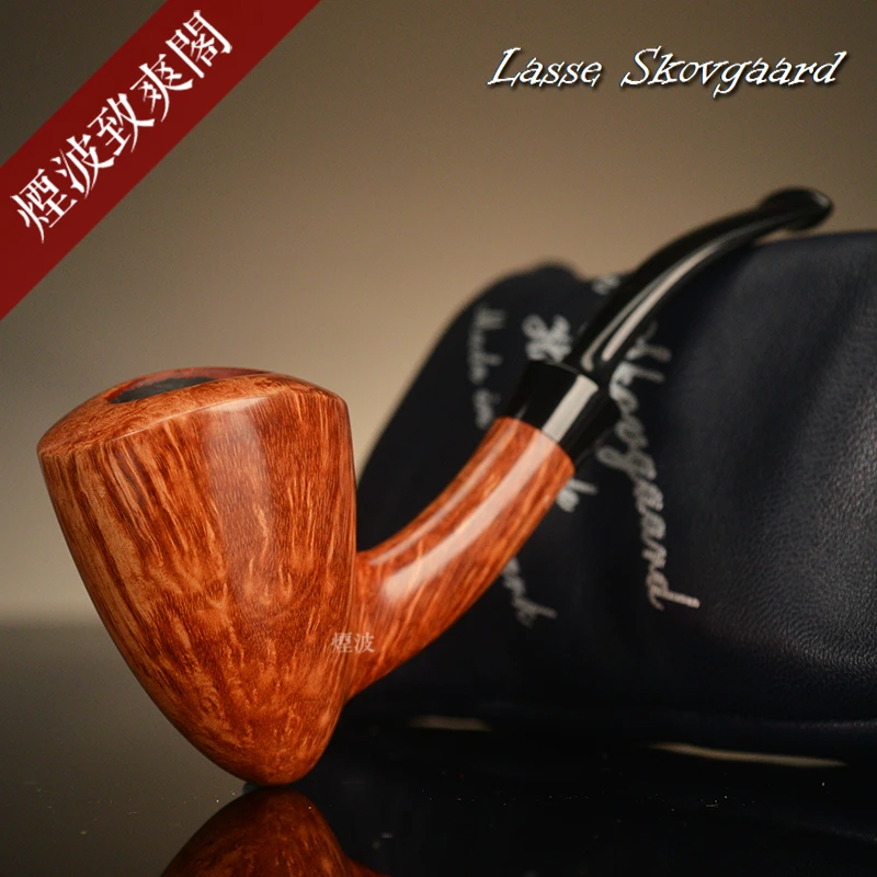 丹麦Lasse Skovgaard 手工制 橡果形 进口石楠木 烟斗