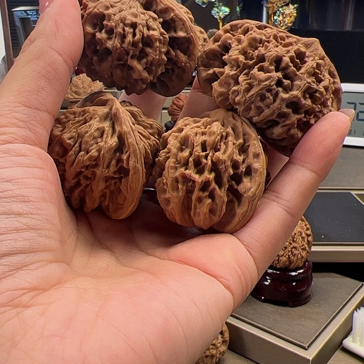 文玩核桃把件官帽➕四座楼G-059