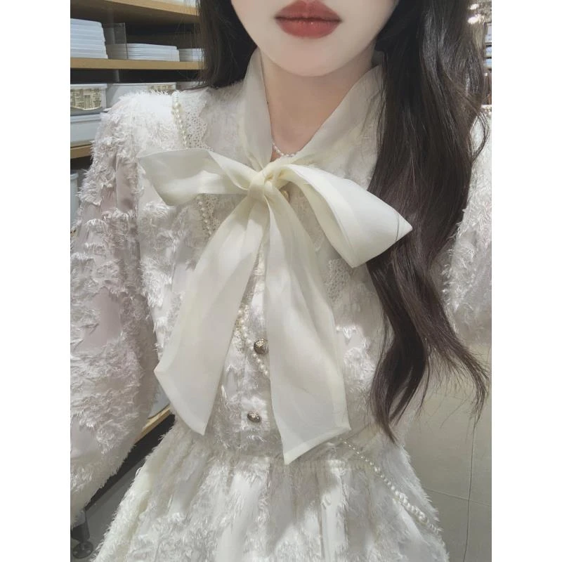 苏陌连衣裙秋季新款女百搭气质甜美中长裙修身显瘦仙气韩版裙子