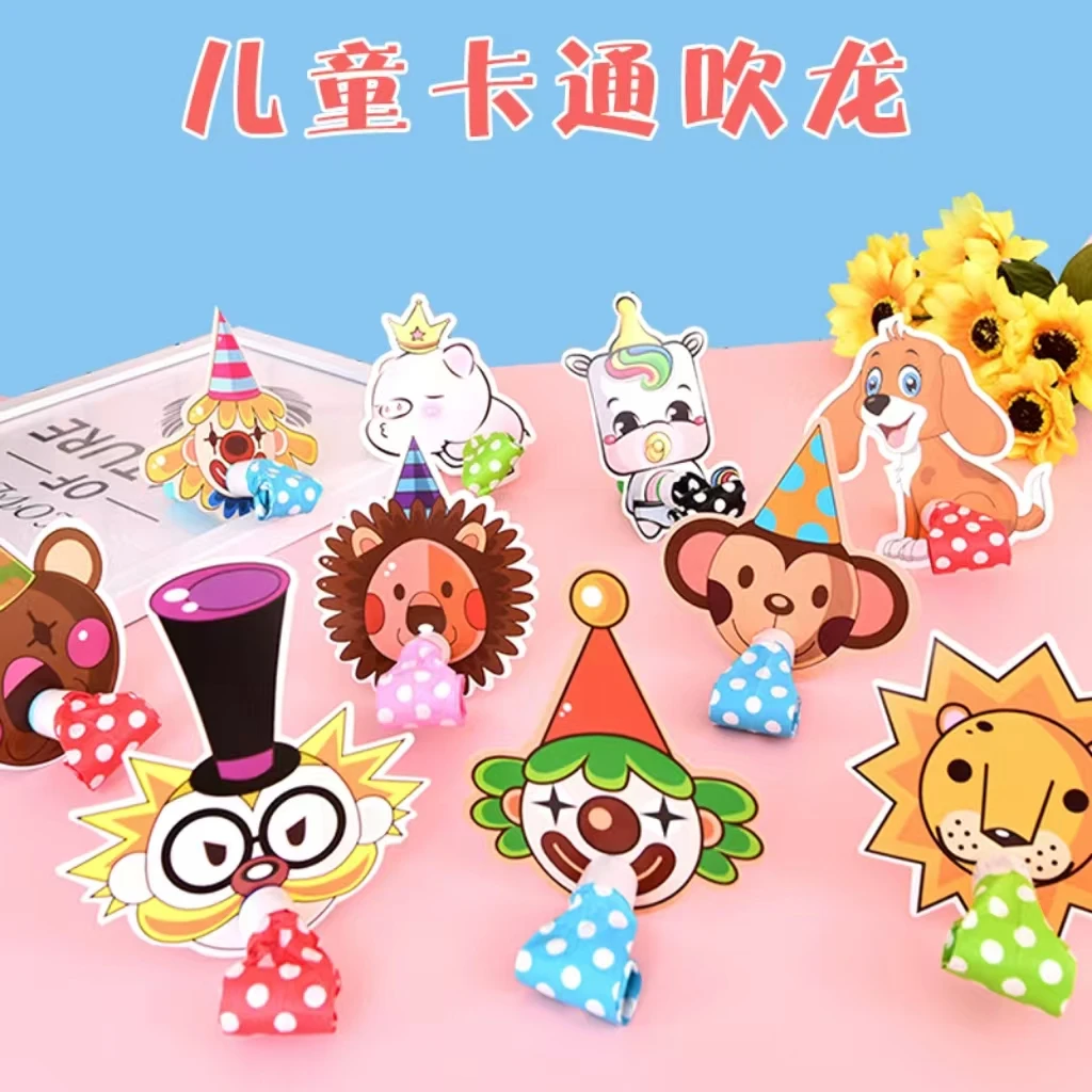 言语气息训练趣味多色吹龙气笛口哨吹气腹式呼吸练习气笛教具女