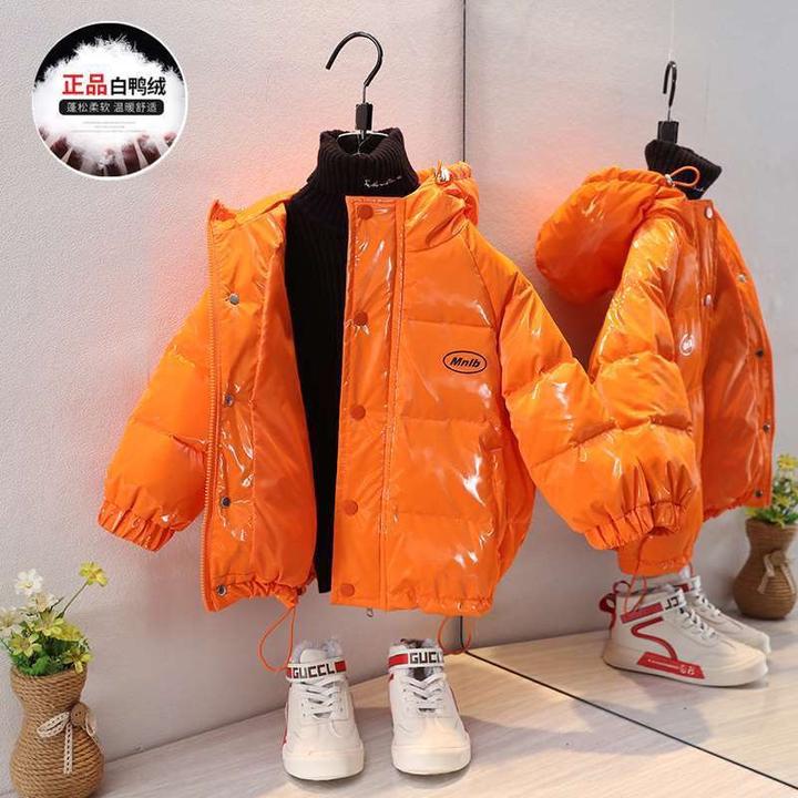 新款儿童羽绒服男女童小中大童加厚免洗保暖冬季韩版洋气连帽外套