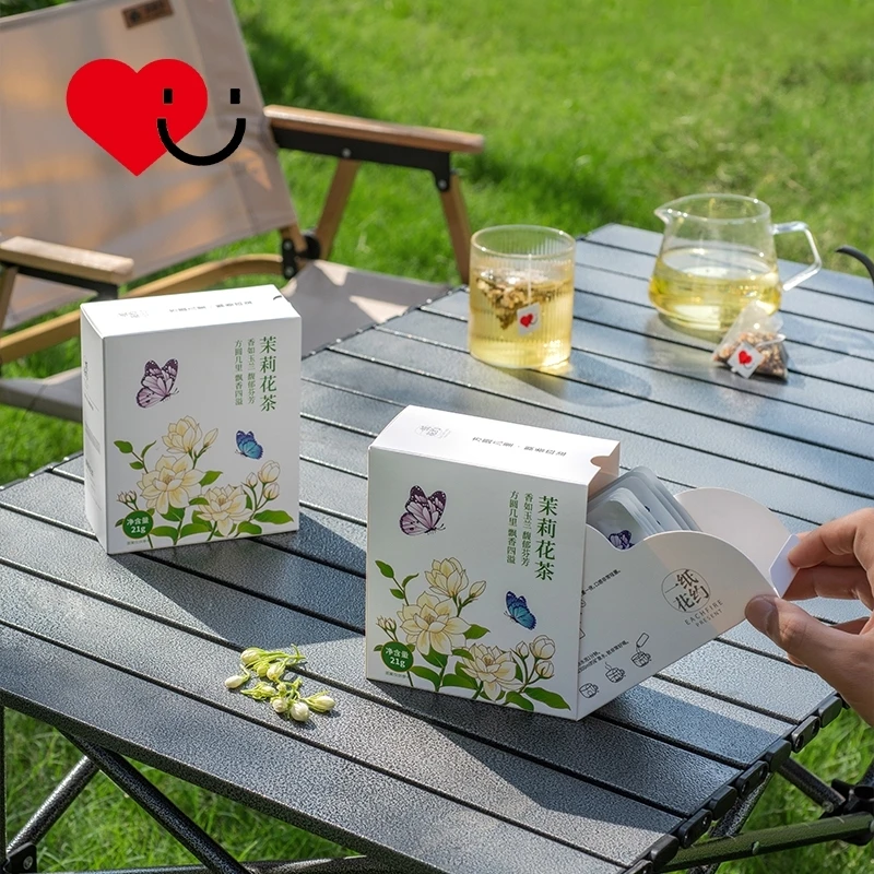 【方圆几里】茉莉花茶清香窨花工艺花茶袋泡茶冷泡茶独立小包装绿