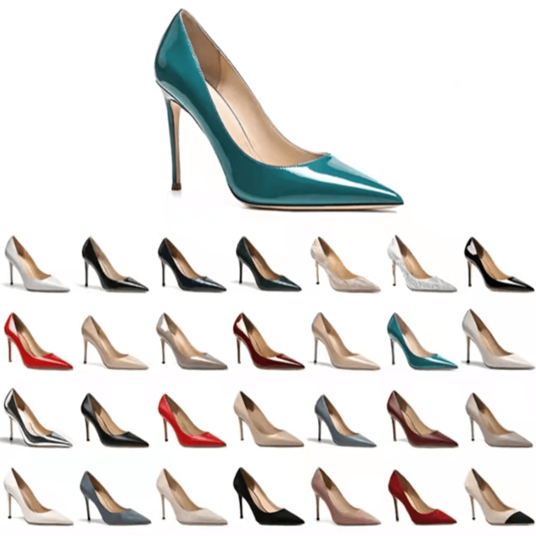 580-2时尚浅口高跟鞋气质舒适百搭女式单鞋