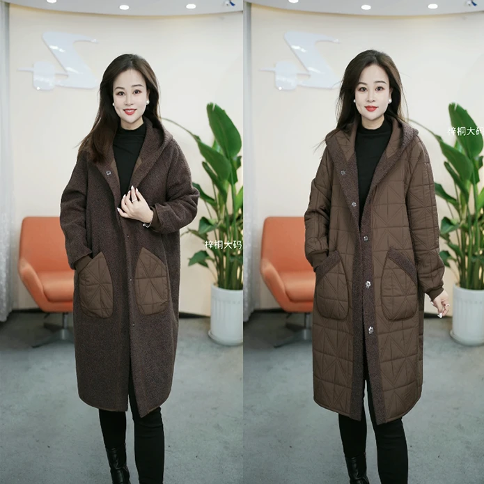 【梓桐定制】D280 风衣外套女2024秋冬新款气质时尚复古中长款大衣