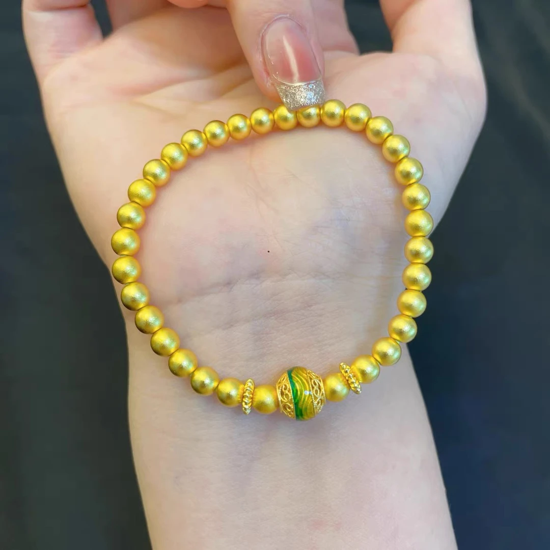 合金手链 合金材质千里江山转运手链