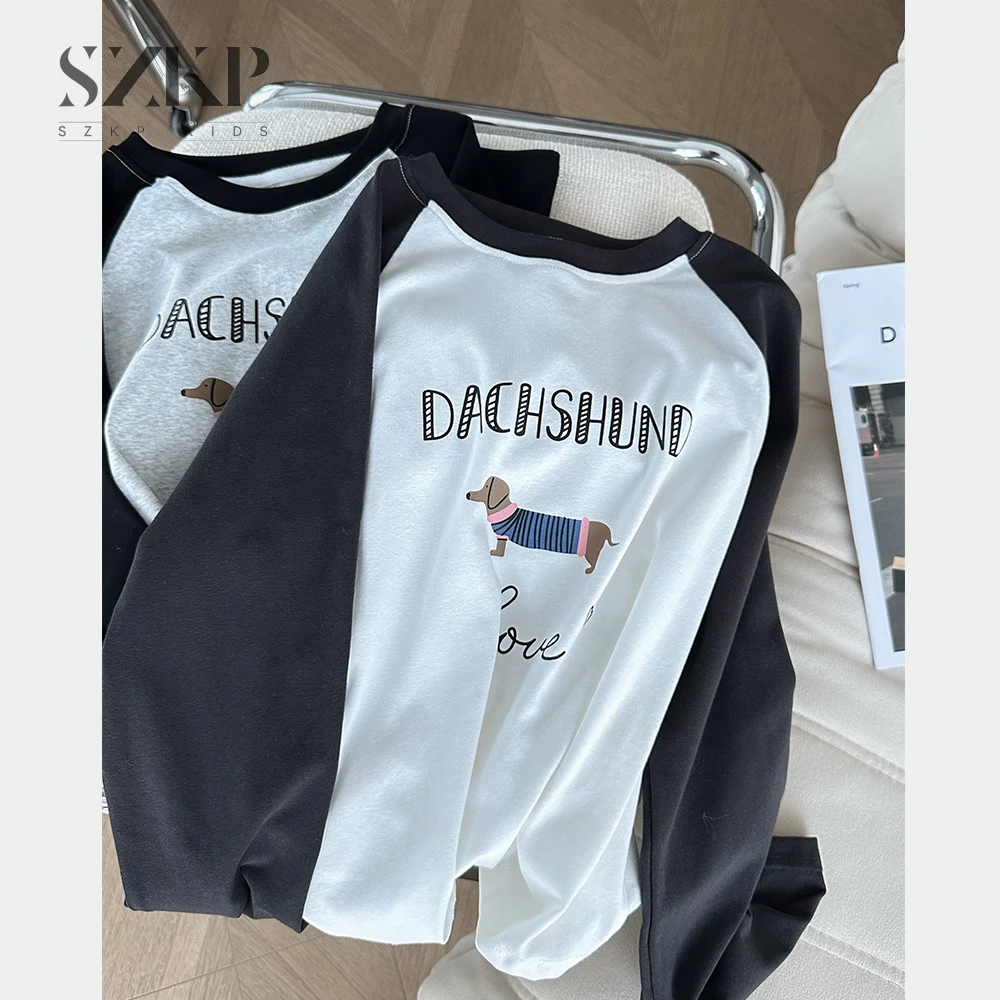 SZKP秋季女宝上衣女童装中大童时尚洋气百搭儿童打底衫BGYQ443647