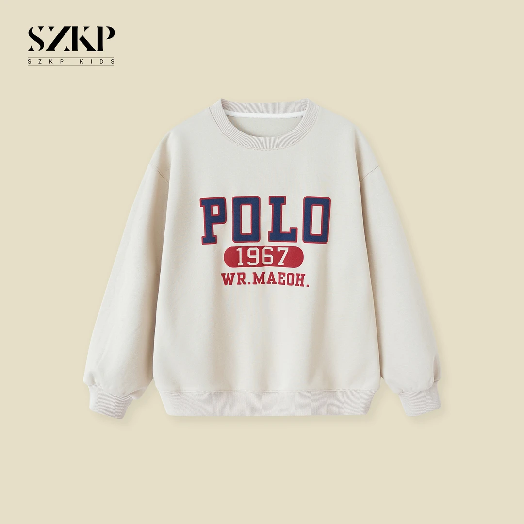 SZKP女童初秋新款圆领上衣中大童长袖衣服儿童韩版卫衣YNYQ442535