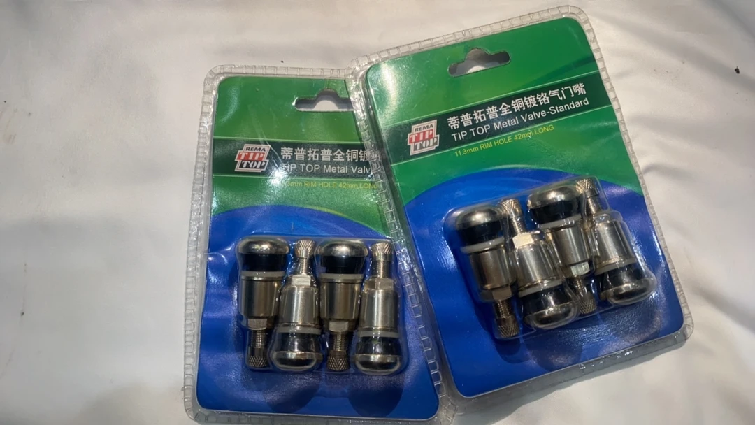 蒂普拓普全铜镀铬气门嘴4个