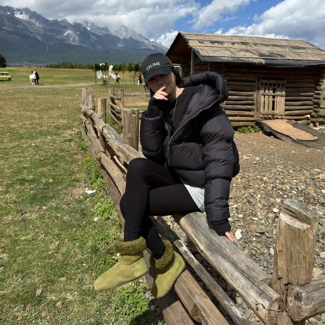 SHIIEELL时尚百搭保暖毛绒软底休闲鞋/靴ZB650