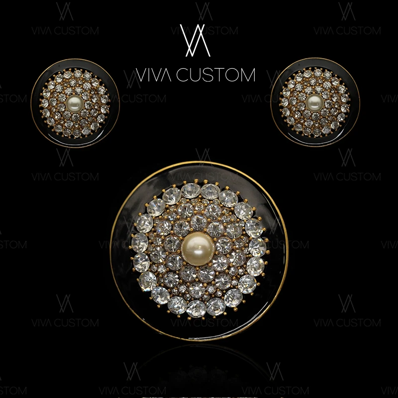 (小香风系列)精致百搭轻奢微镶之盾套装