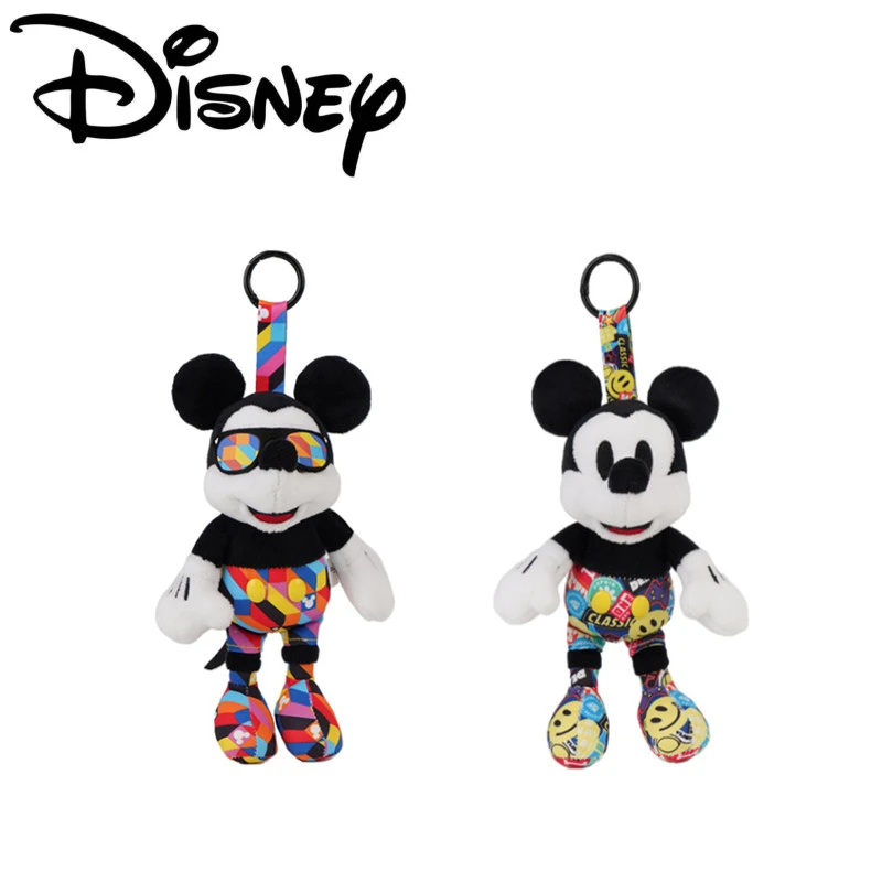 Disney/迪士尼米奇挂件米妮玩偶公仔挂饰娃娃毛绒玩具包包钥匙扣