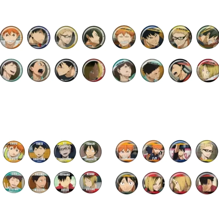 【排球少年_吃口谷社】百面相系列 日谷现货 默认代拆 场瑕不售后