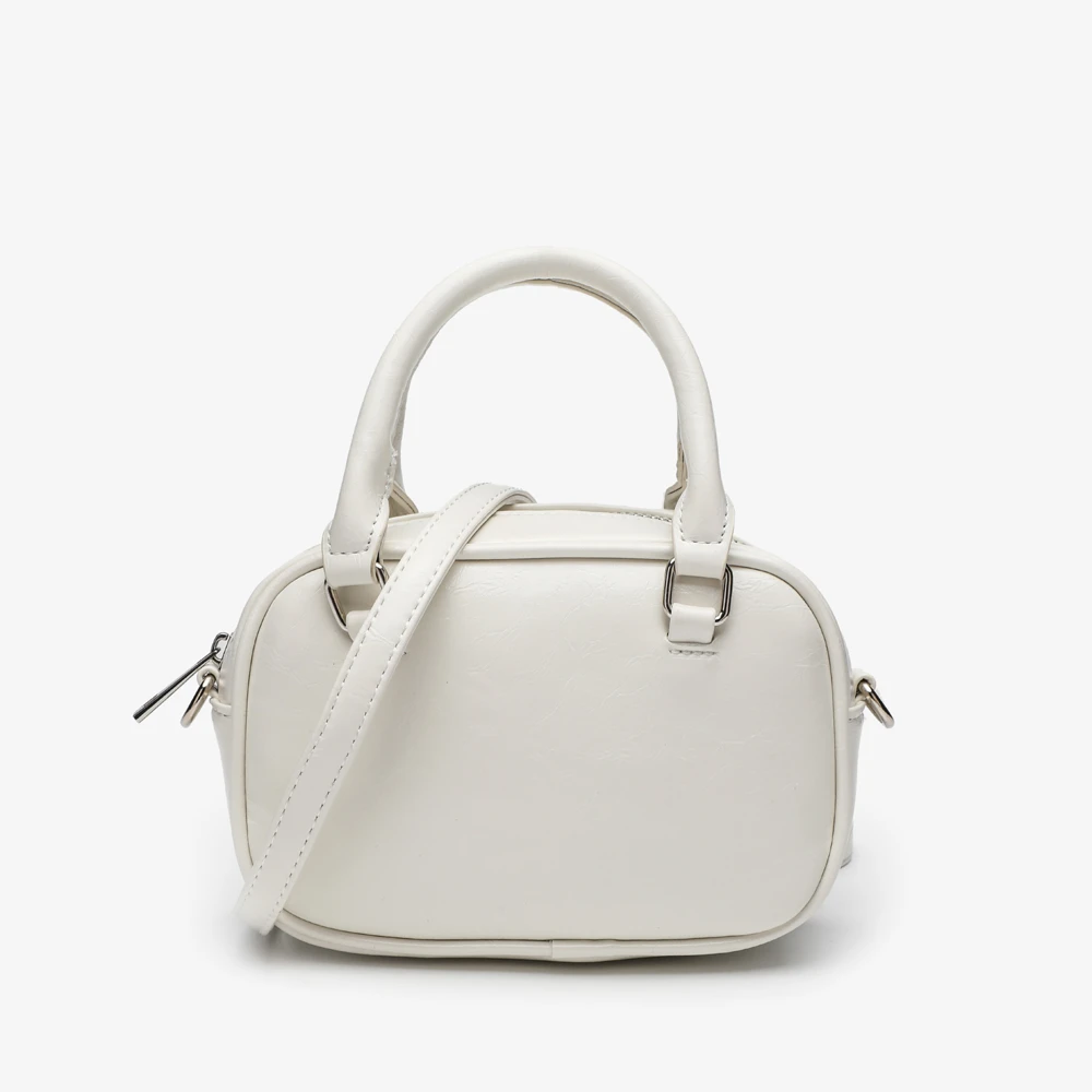 设计师腋下手提小方包女2025夏季精致百搭斜跨包休闲银色单肩包