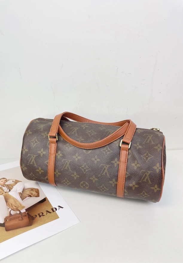 95新 LouisVuitton/路易威登 巴比龙30圆筒 手提包