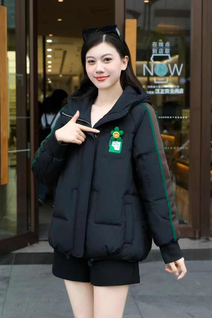 （100-230斤）遮肉显瘦胖美人冬季大码洋气减龄百搭羽绒服