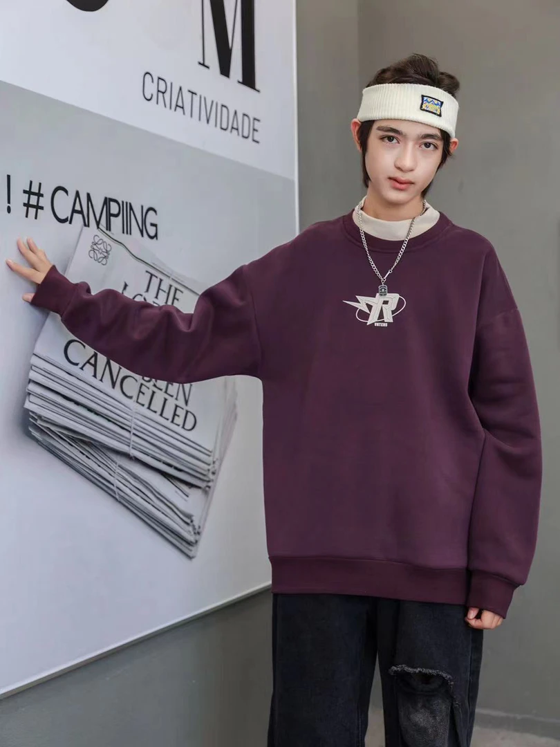 【卫衣链接】学生中大童棉休闲卫衣宽松青少年中大童