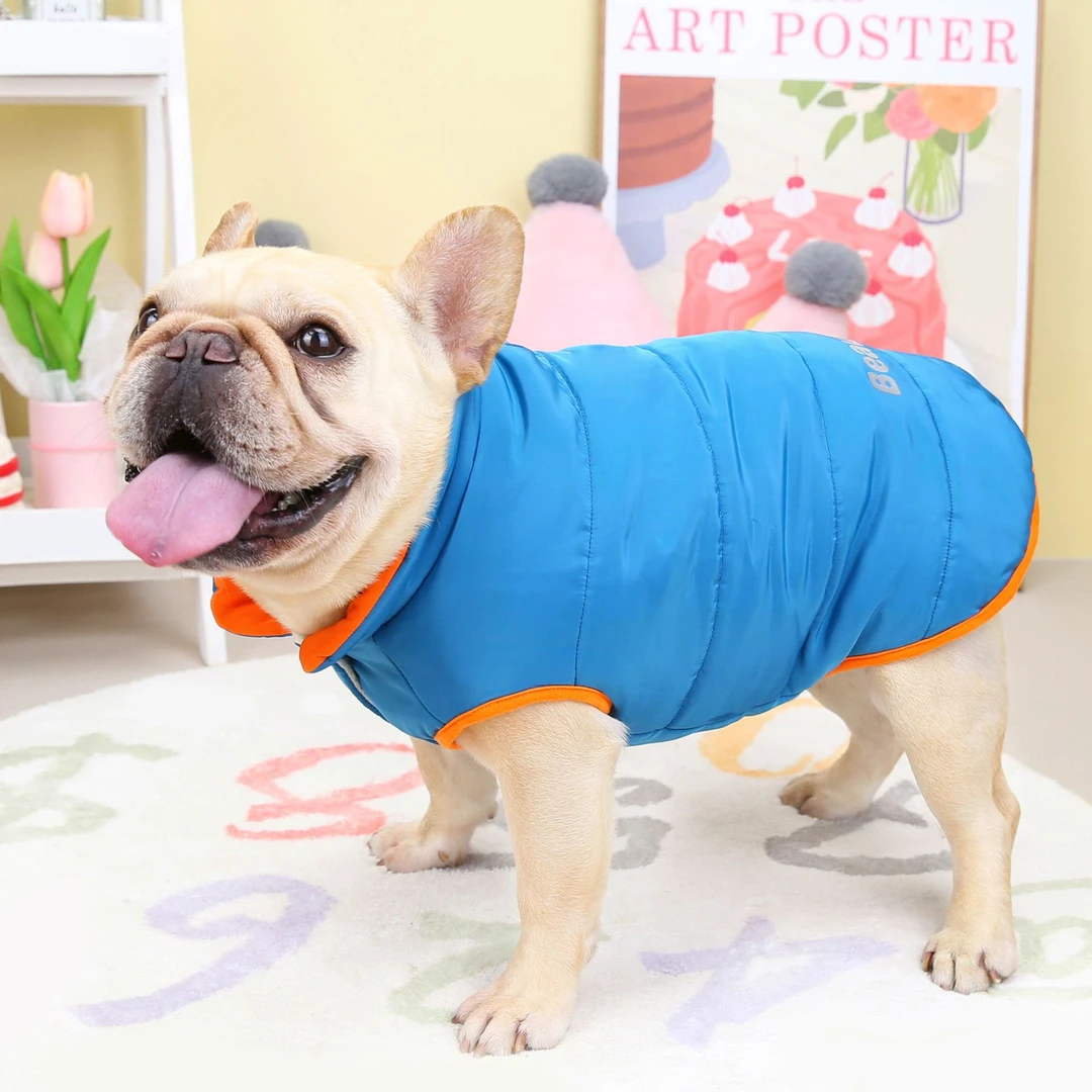 斗牛犬沙皮犬巴哥犬宠物狗狗衣服秋冬新款宠物棉衣