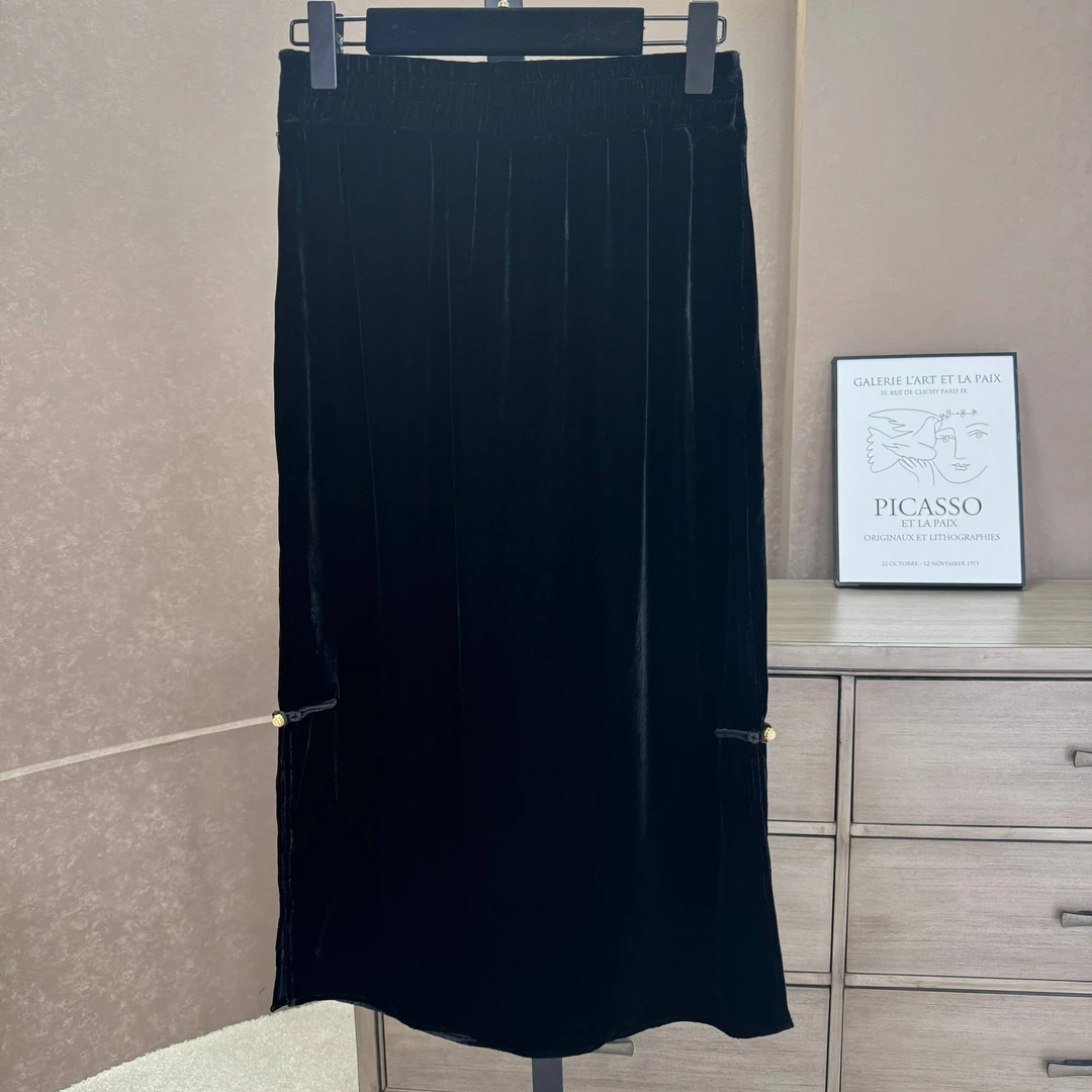 3103新中式国风半身裙女装半身裙休闲半身裙气质时尚百搭（162）