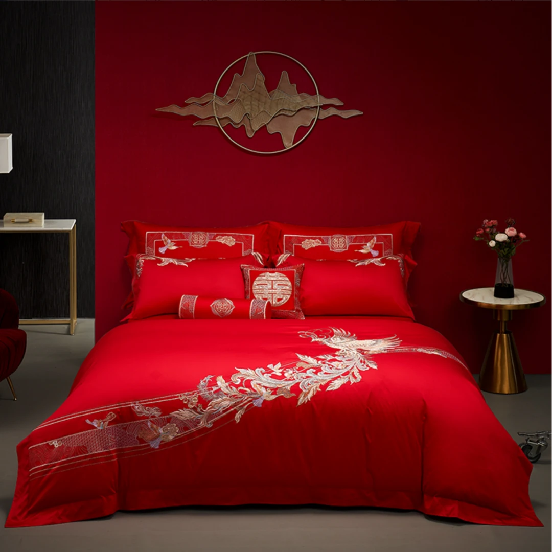 【任总严选】恐龙 RTY 2161 八件套 囍·凤爱相随结婚