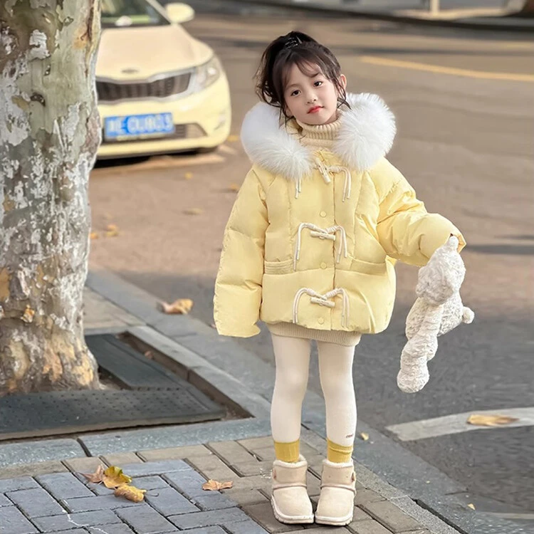 2025女童冬季棉衣棉袄加厚保暖韩版宝宝小女孩手塞棉服面包服洋气