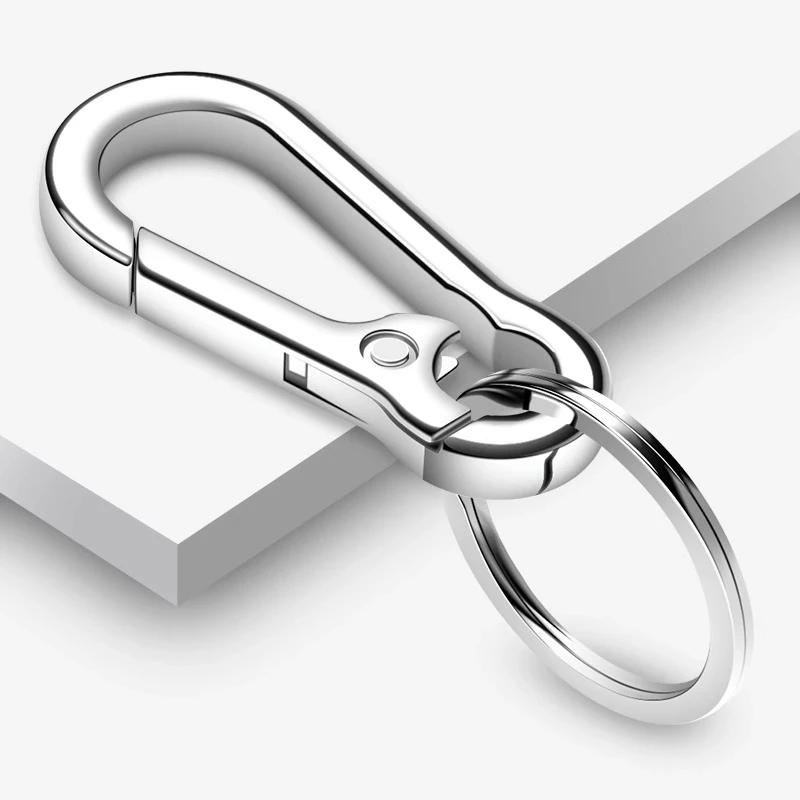 金属钥匙扣挂饰男家用腰挂简约锁匙扣钥匙链圈环挎包配件耐用礼物