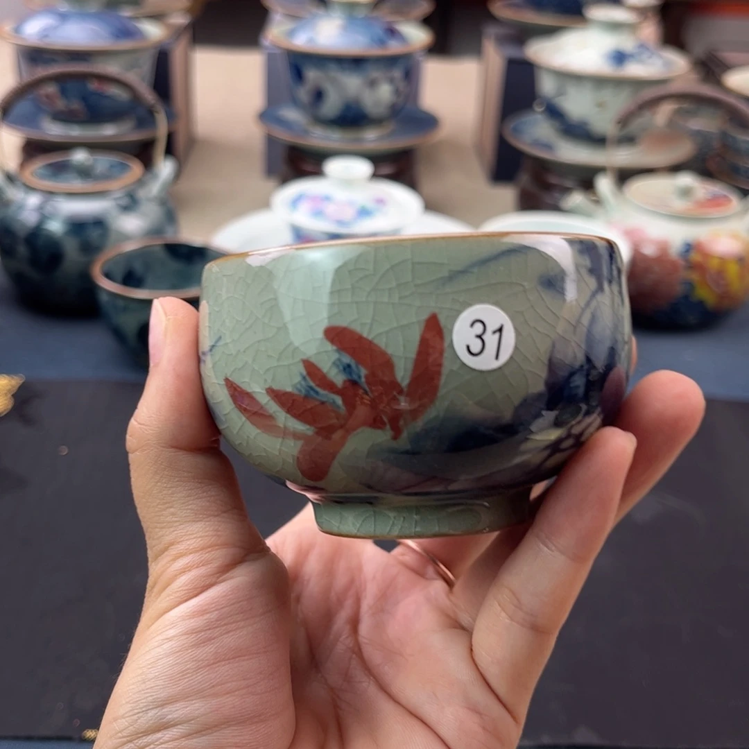 杯景德镇手工手绘茶具