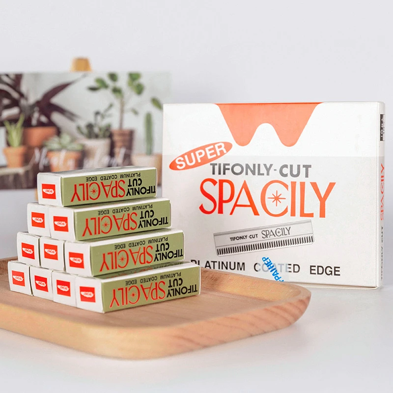 不锈钢刀片修眉刀一盒专业画眉刀修眉刀片影楼化妆师专用刮眉刀片