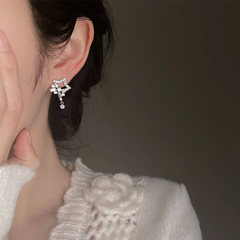 Minky/Minky 铜合金耳饰 星星女生饰品蚊香盘耳夹无耳洞|童话镇