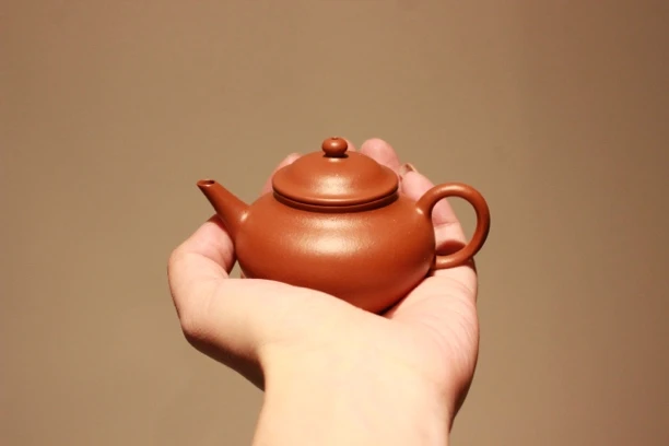 芭乐水平壶 赵庄朱泥 60cc