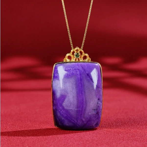 匡氏甄选 18K舒俱来方牌吊坠 Z-HL-A6006（多样性发一）