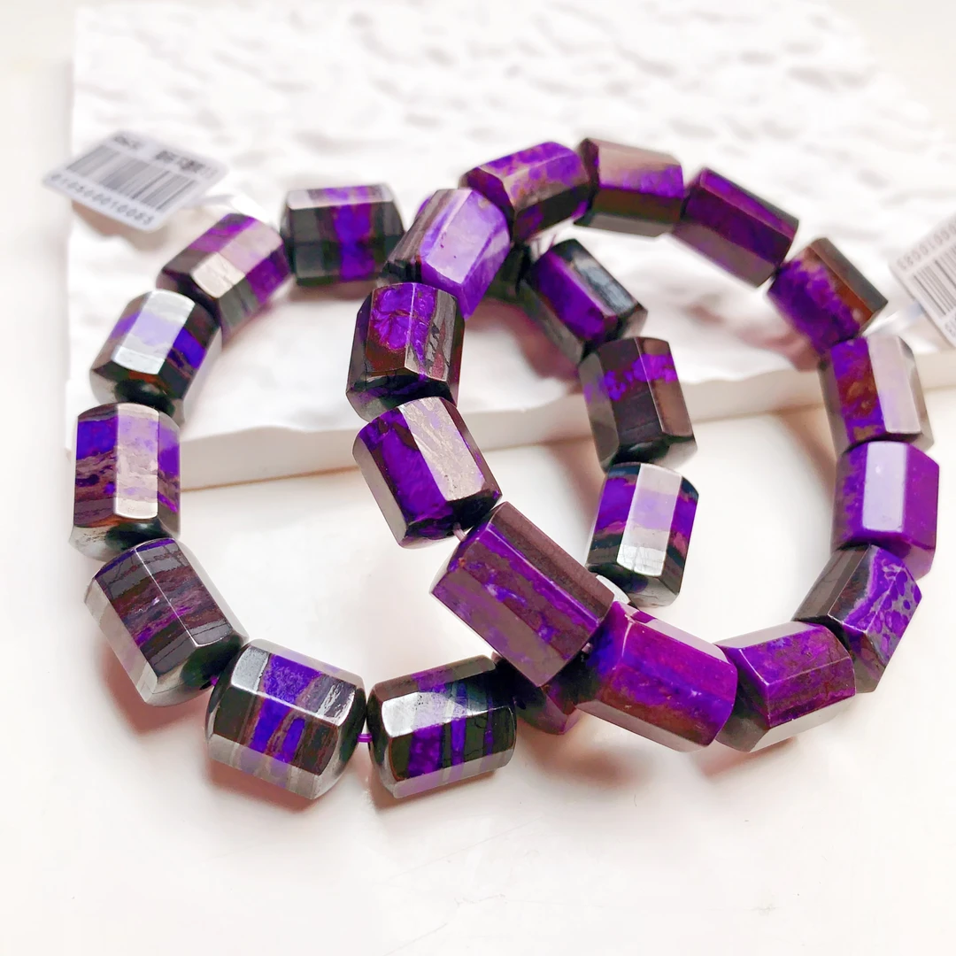 匡氏K姐 高货舒俱来丝绒八棱珠手链 Z-HL-A9430（多样性发一）