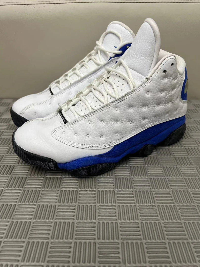 aj13海军蓝43码橙色很好