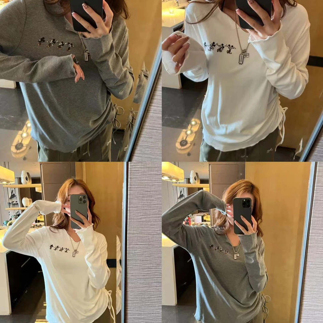 xxxwxz王希之 两色四只米奇木耳边打底T恤#12918