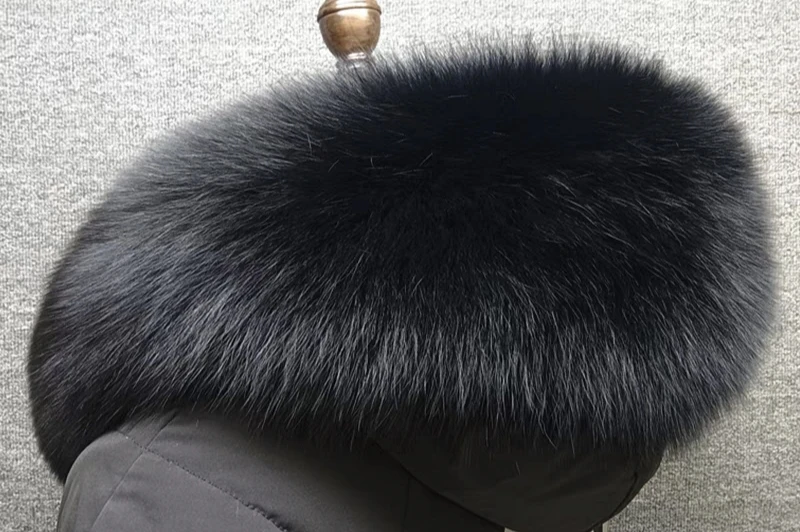 真毛毛领时尚高端洋气男女均可用百搭毛皮草