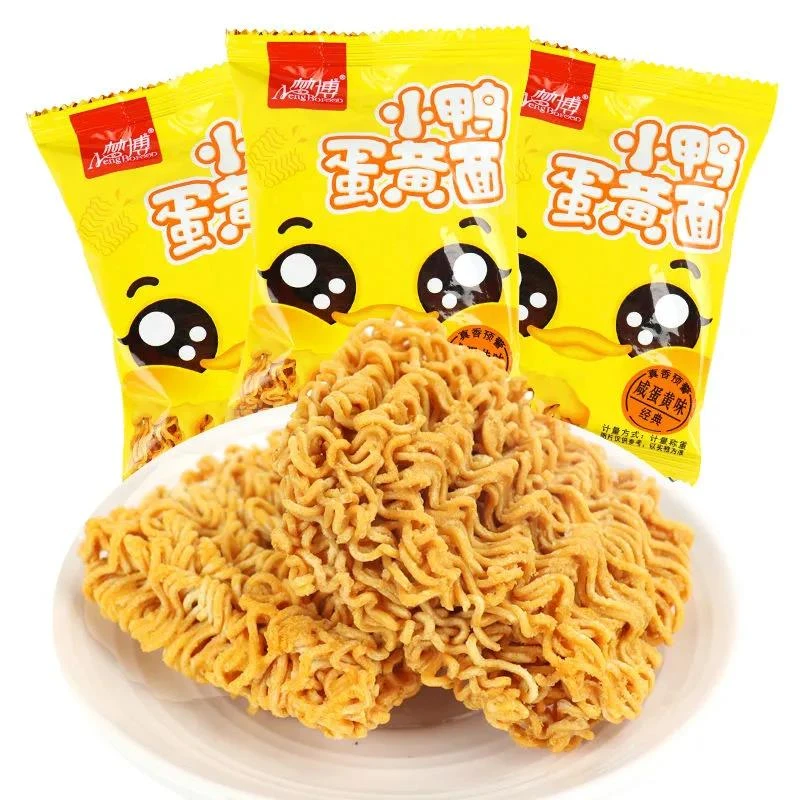 梦博小鸭干脆面方便面宿舍网红干吃面点心泡面充饥夜宵解馋零食