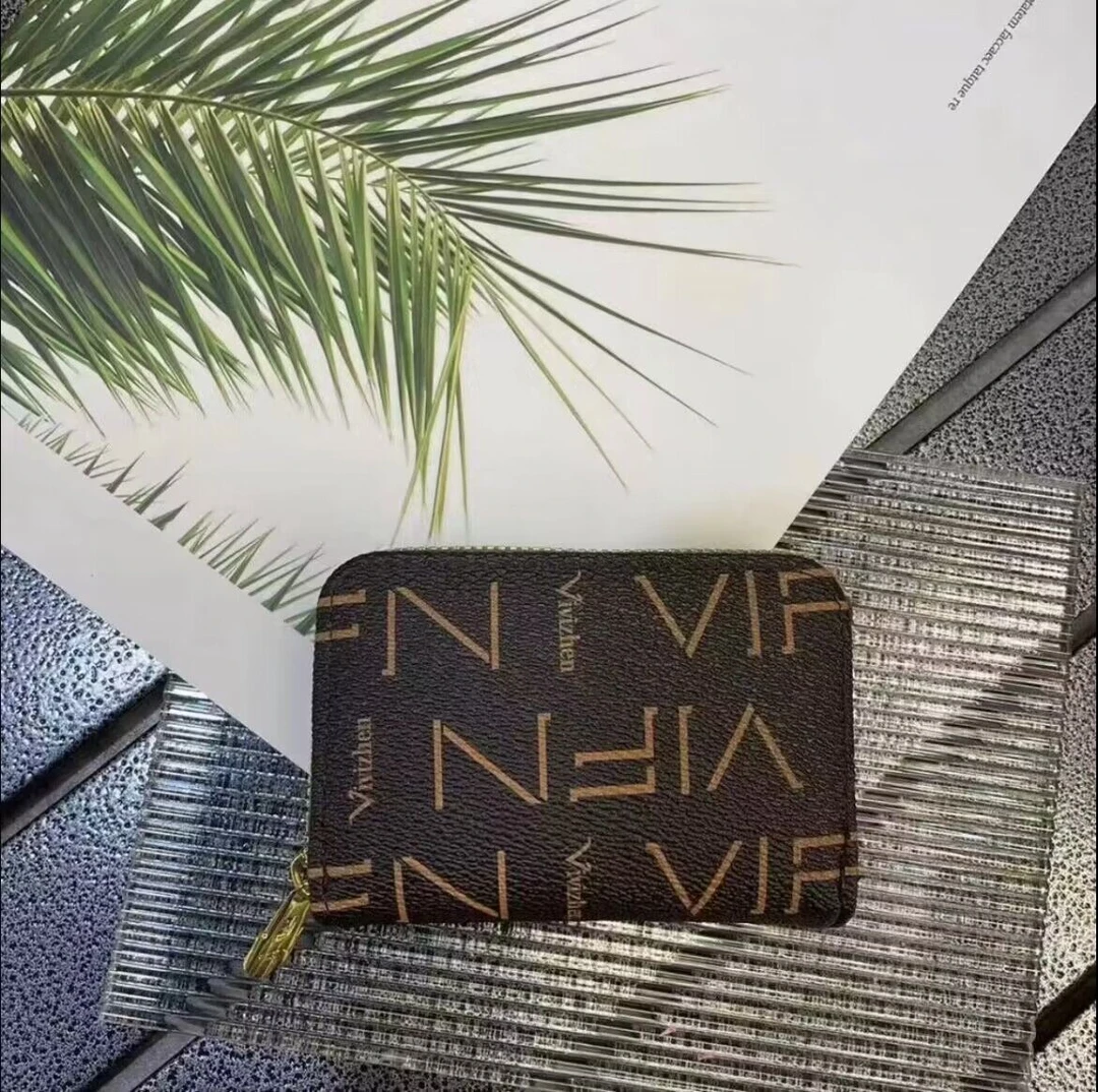 新款经典简约时尚洋气 轻奢多卡位潮流卡包零钱包迷你零钱包