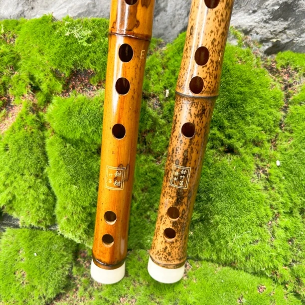 大漆高货班竹主打高密度，音色通透、八度音准佳，一物一拍