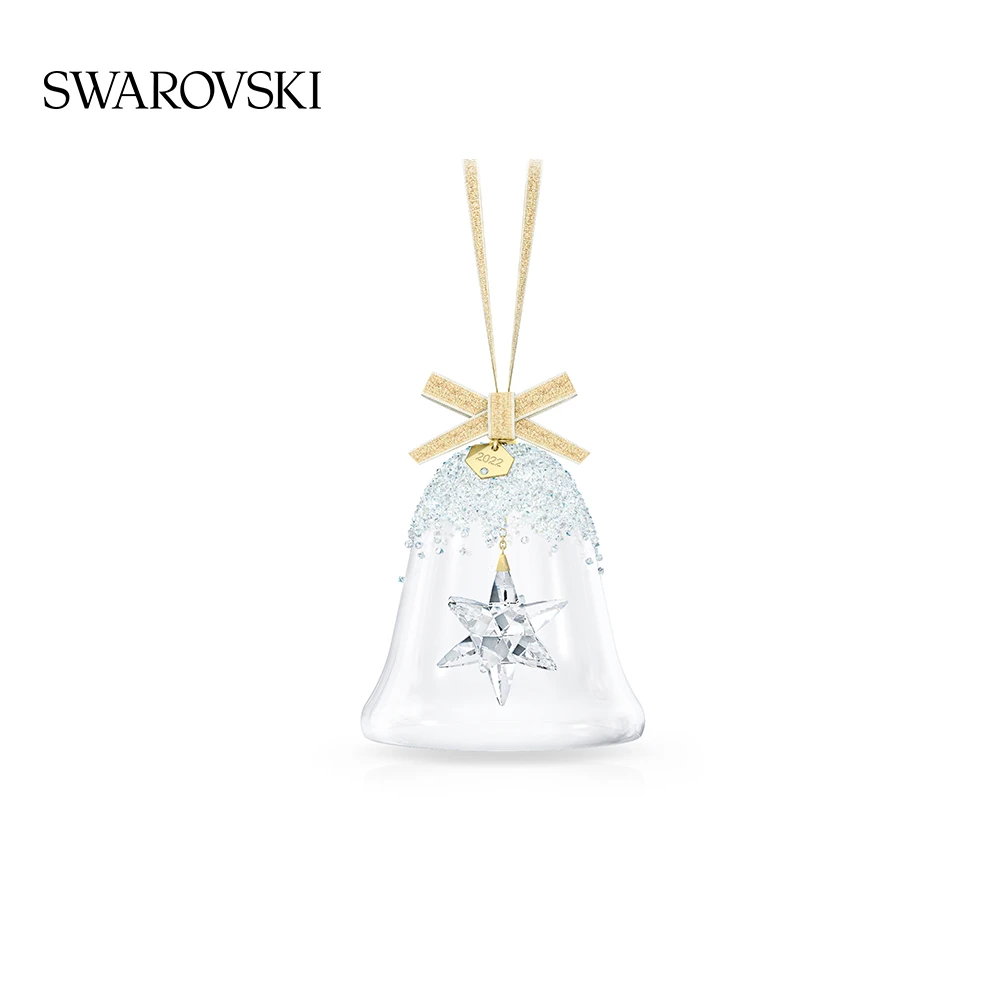 Swarovski/施华洛世奇 合金仿水晶婚庆饰品 2022圣诞钟挂饰礼物